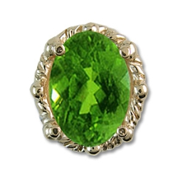 rl394 Peridot Bracelet Slide 